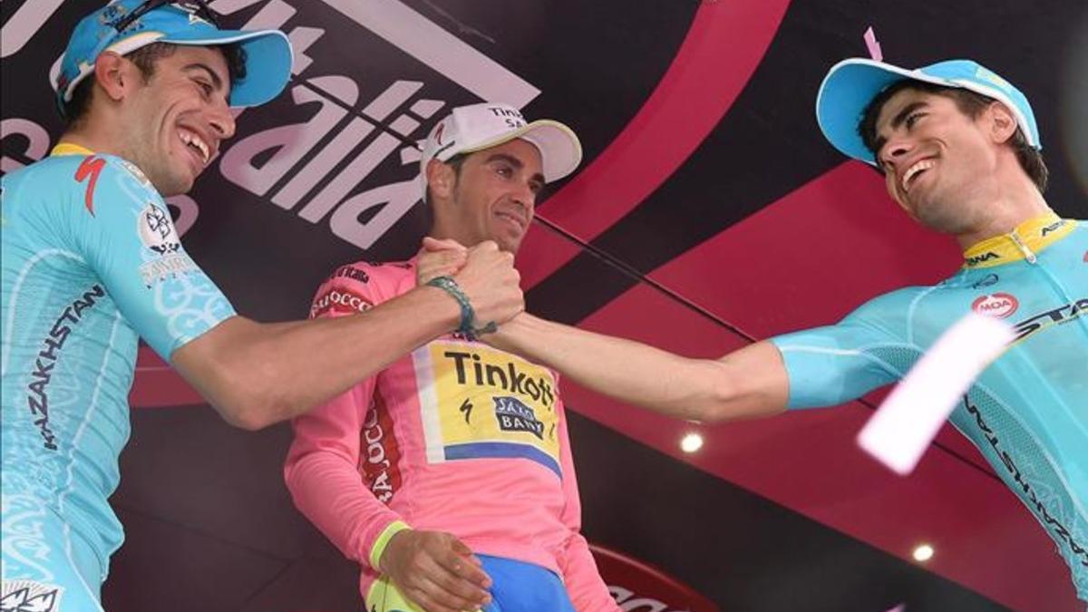 Aru, Contador y Landa completaron el podio del Giro del 2015