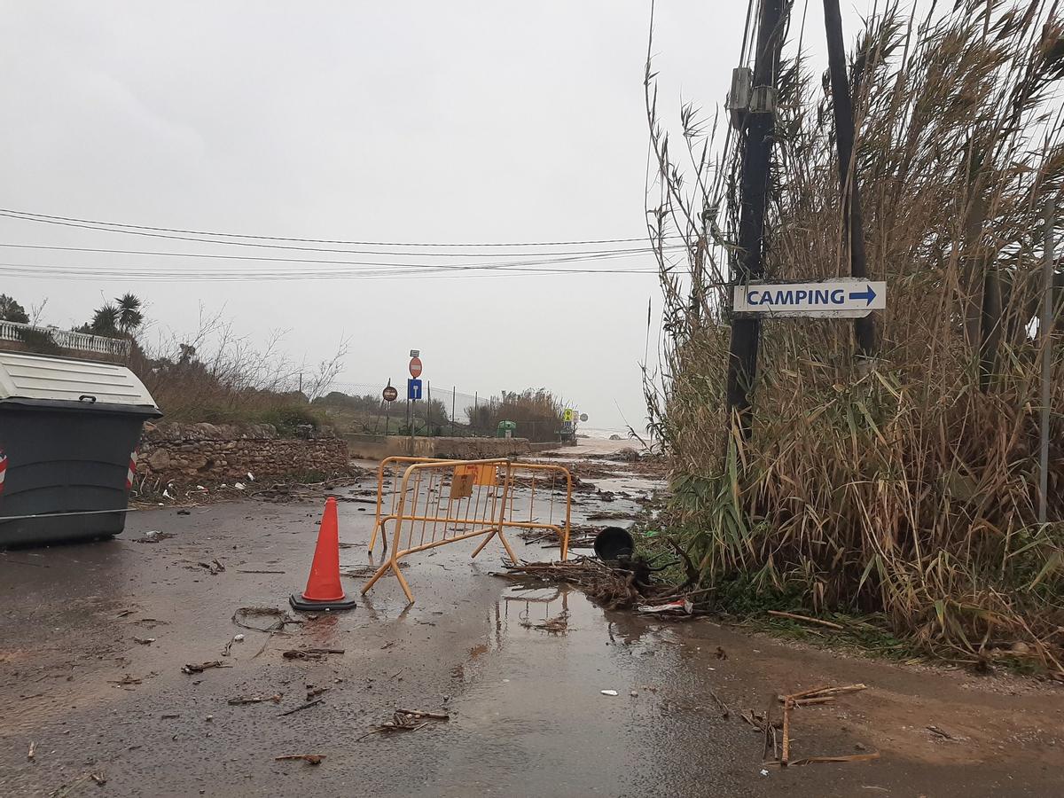 EFECTOS DEL TEMPORAL GLORIA EN LA PROVINCIA DE CASTELLON - BENICARLO