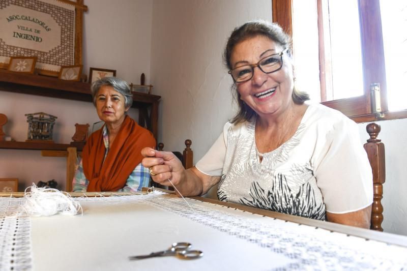 Visita guiada al trabajo de las caladoras de Ingen