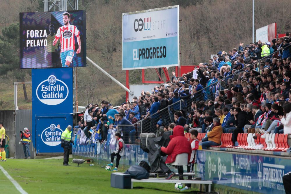 El partido entre el Lugo y el Real Oviedo, en imágenes