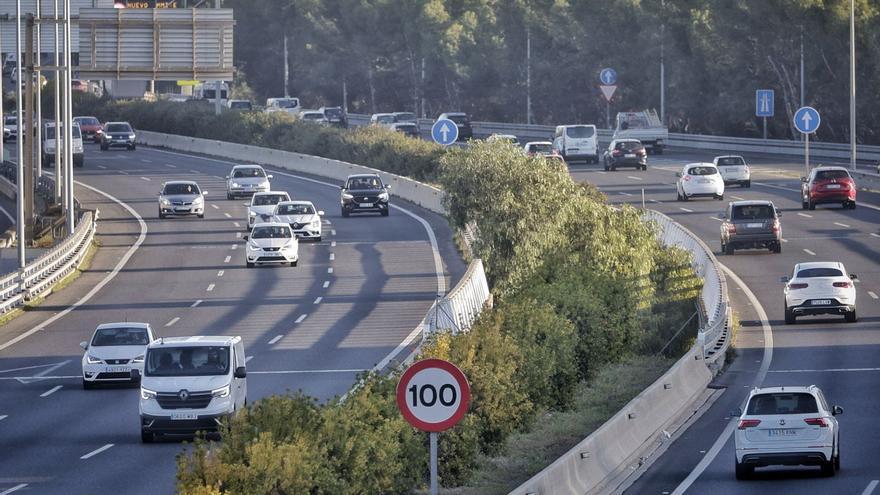 VÍDEO | El aumento de la velocidad a 100 kilómetros por hora en la Vía de Cintura de Palma ha entrado hoy en vigor