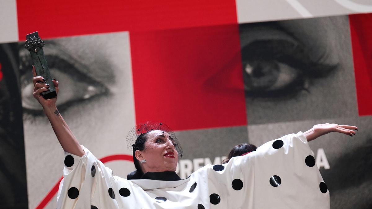 Rossy de Palma levanta el Premio Málaga del Festival