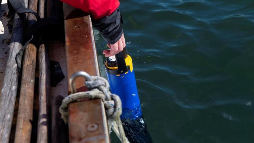 Testan la calidad del agua de Arousa con los datos de tres sondas