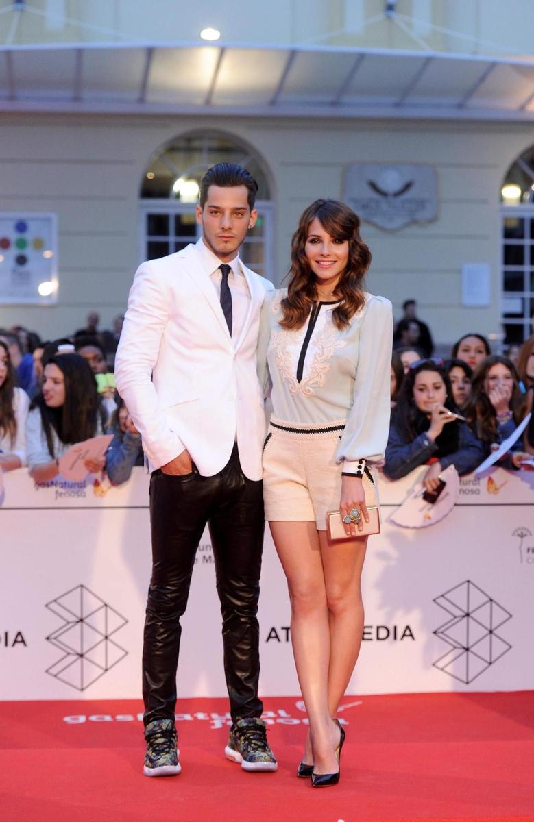 Andrea Duro y Joel Bosqued en el festival de cine de Málaga en 2014