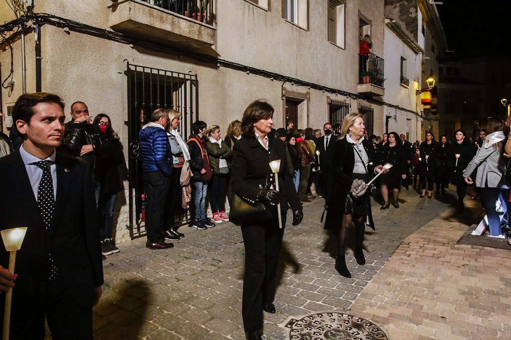 Semana Santa de Lorca 2022: Virgen de la Soledad del Paso Negro, iglesia y procesión