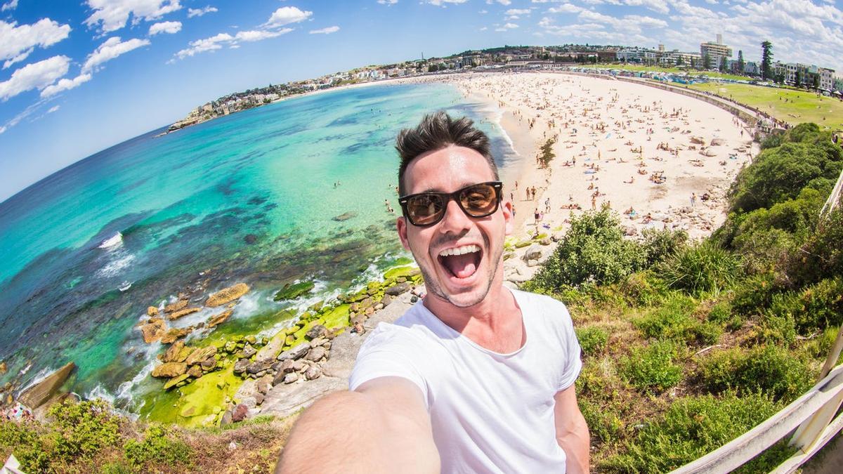 Un 'influencer' se hace una foto en Australia