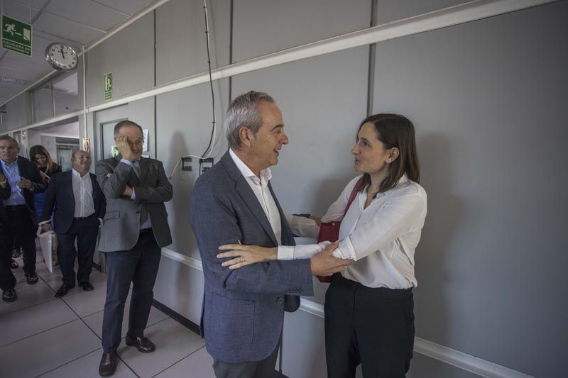 Representantes de la CEV visitan el diario Levante-EMV y asisten a la charla del consejero delegado de Prensa Ibérica Aitor Moll