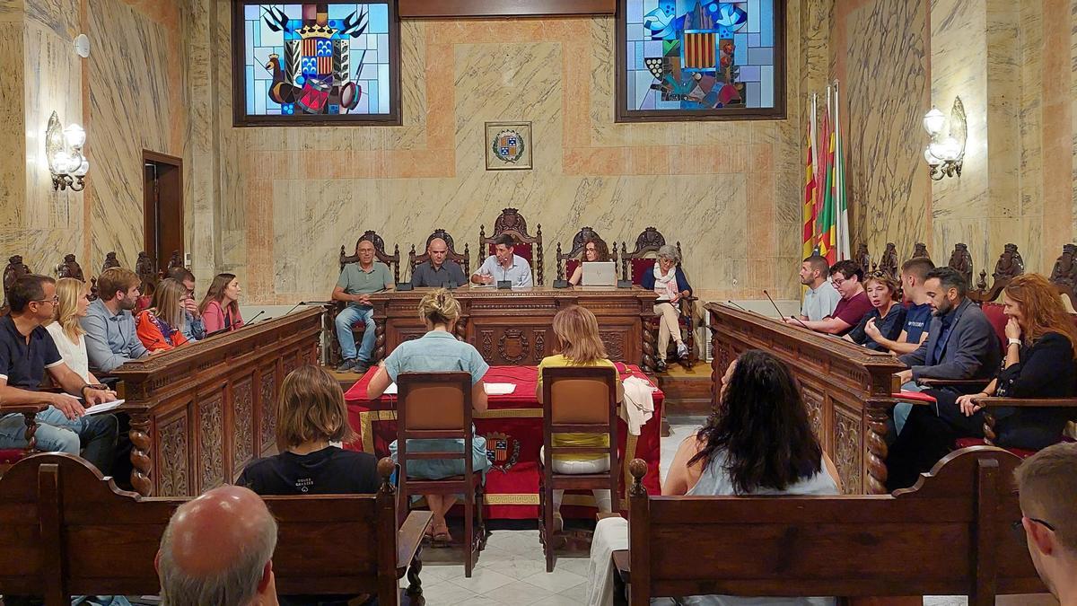 Ple d’octubre a l’Ajuntament de Berga