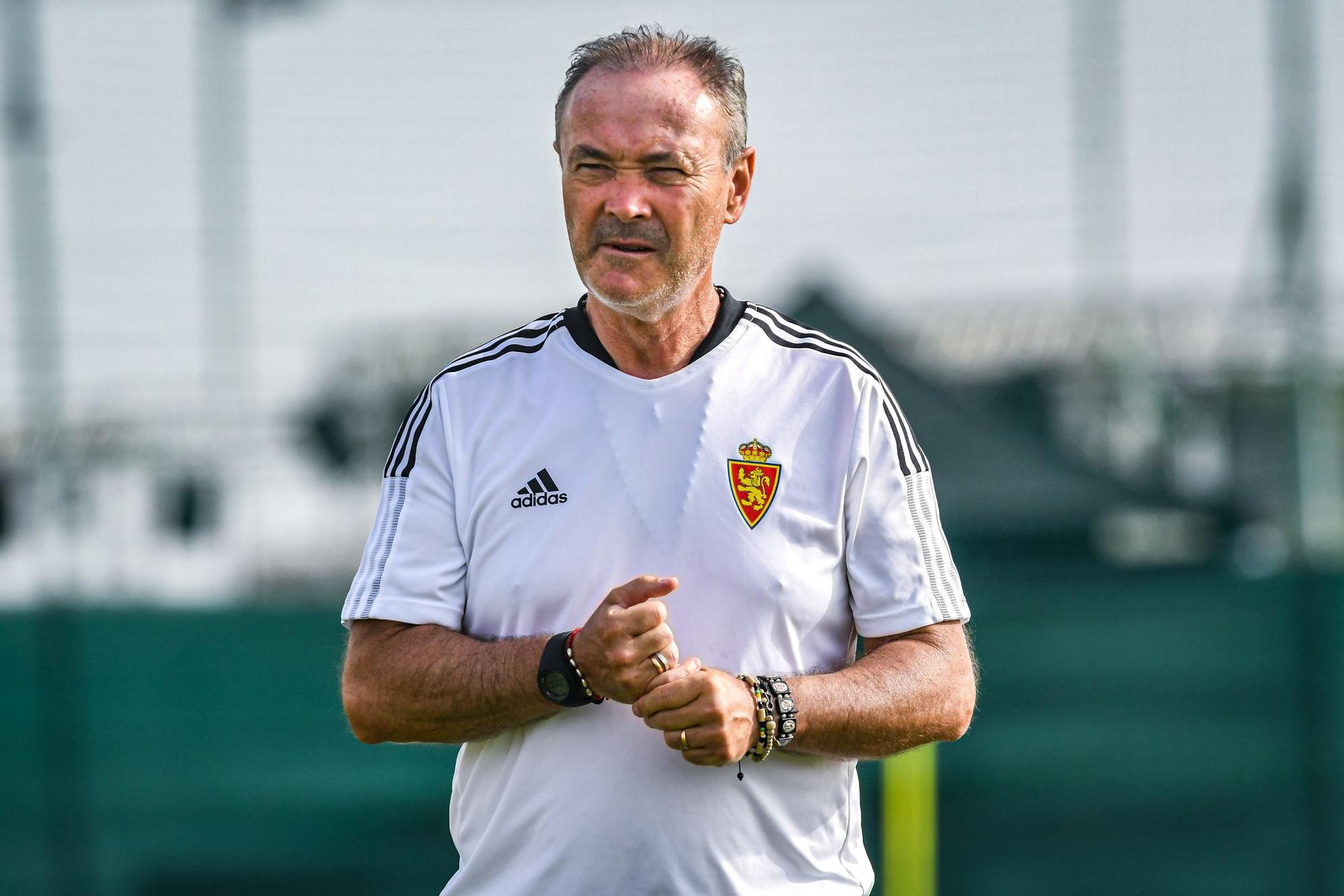 Segundo entrenamiento del Real Zaragoza en las instalaciones del las instalaciones de Pinatar Arena