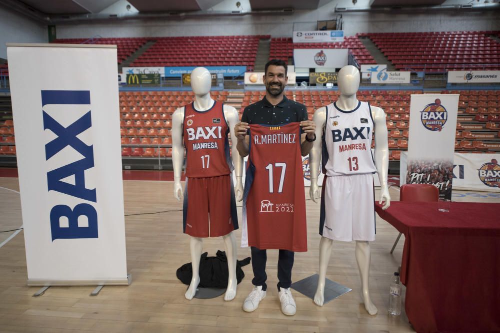 Presentació de Rafa Martínez com a nou jugador del Baxi