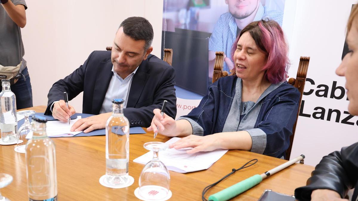 Inserta Empleo y el Cabildo de Lanzarote renuevan su compromiso con el empleo de las personas con discapacidad