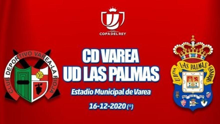 El CD Varea rival de la UD Las Palmas en Copa del Rey