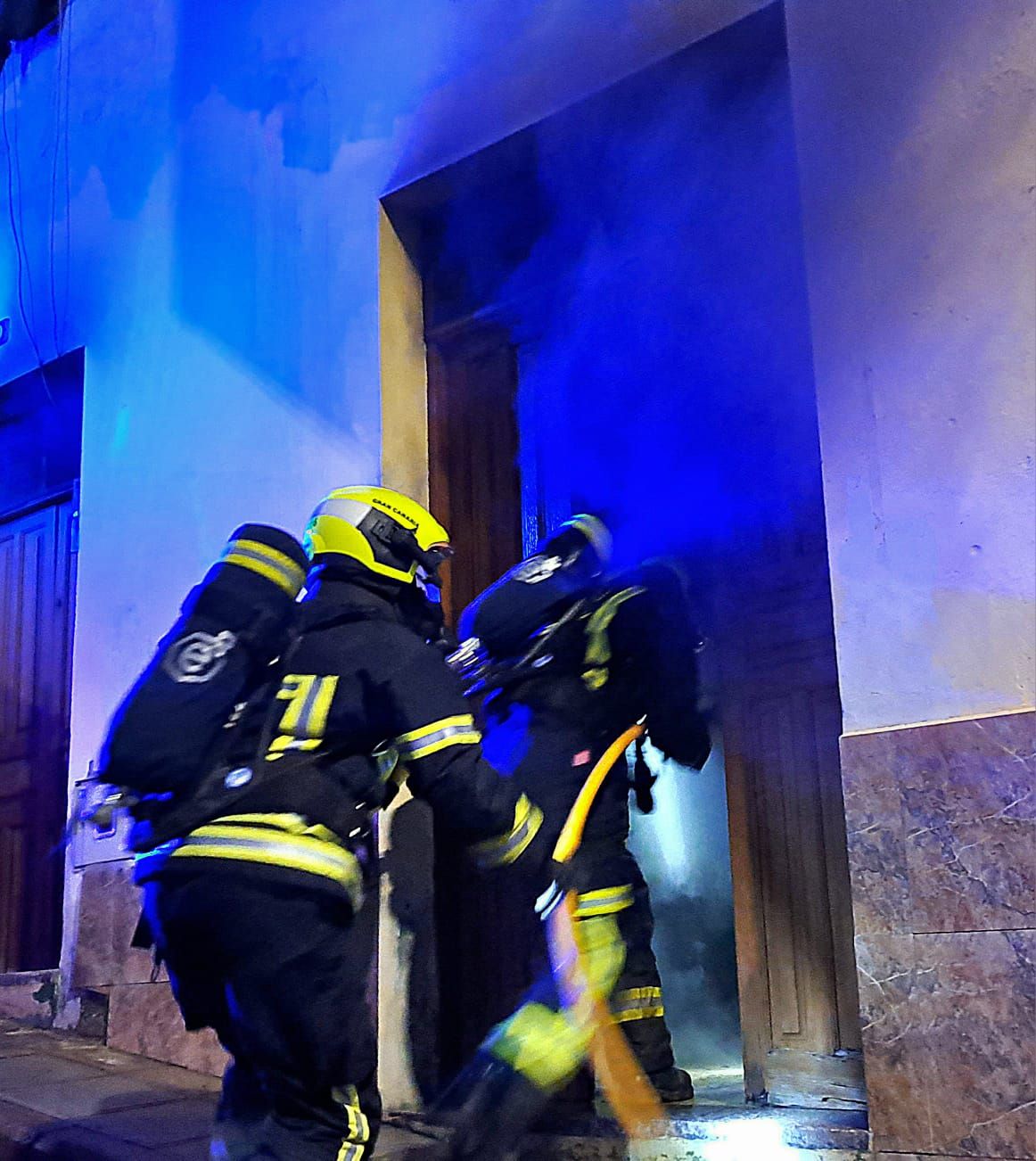 FOTOS: Incendio En Una Casa En Gáldar