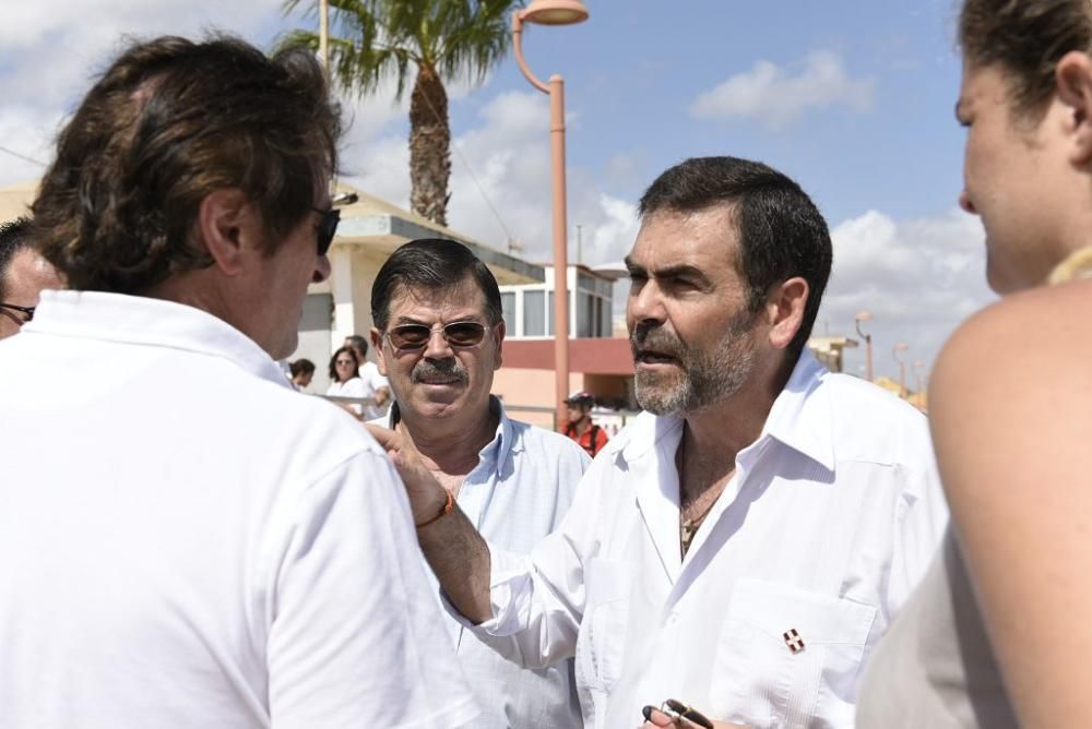 Protestas por el estado del Mar Menor en Los Nieto