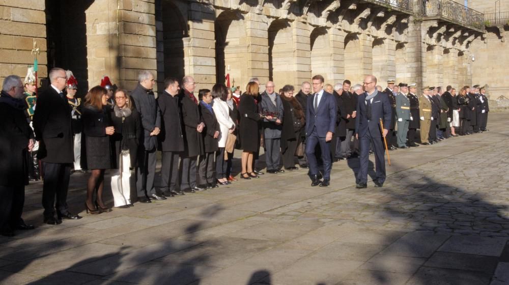 Feijóo pide al Apóstol por una España "igualitaria, justa y unida"