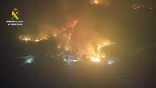 Directo | El incendio de La Peña sigue fuera de control tras calcinar cerca de 6.000 hectáreas y forzar nuevos desalojos