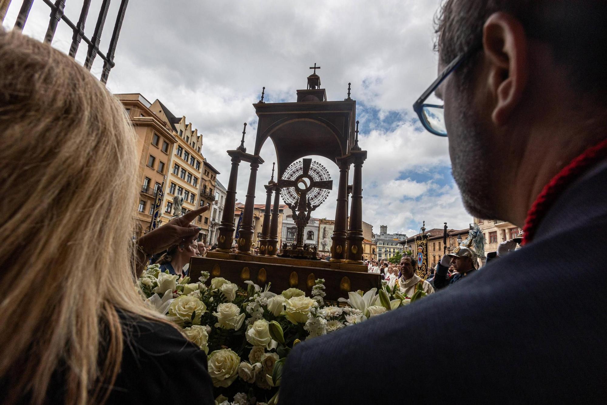 Celebración del Corpus en la Catedral de Oviedo