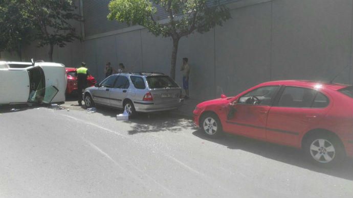 3 heridos en un accidente en Alcoy