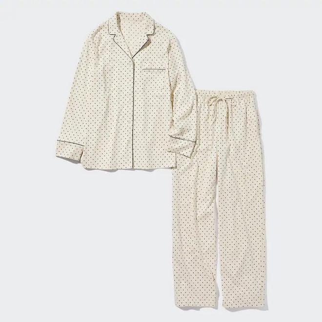 Pijama de algodón con lunares