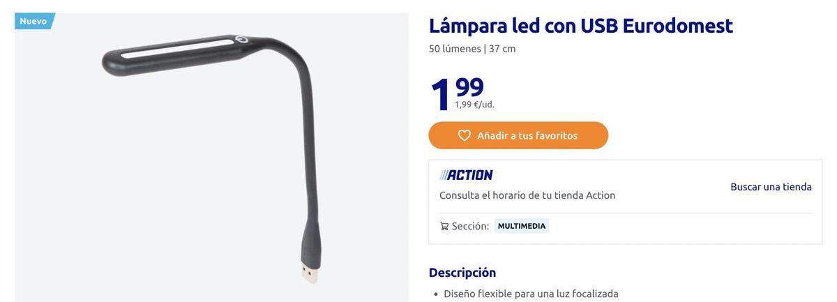 Lámpara led