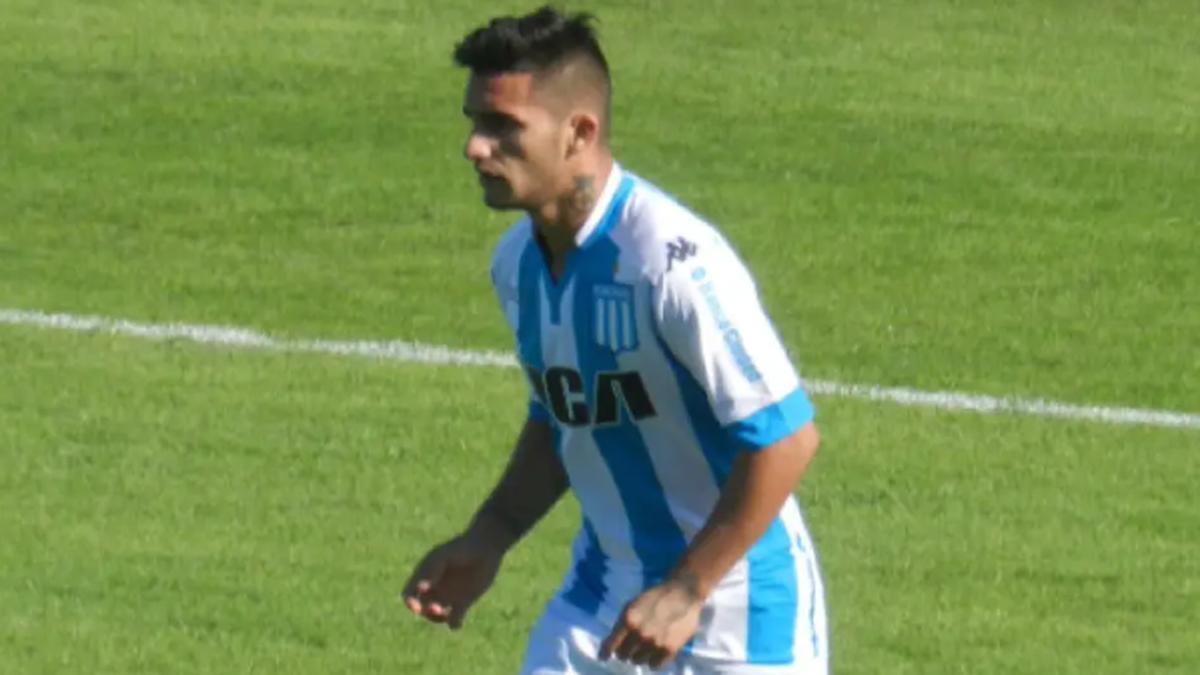 Brian López, en su etapa en el Racing