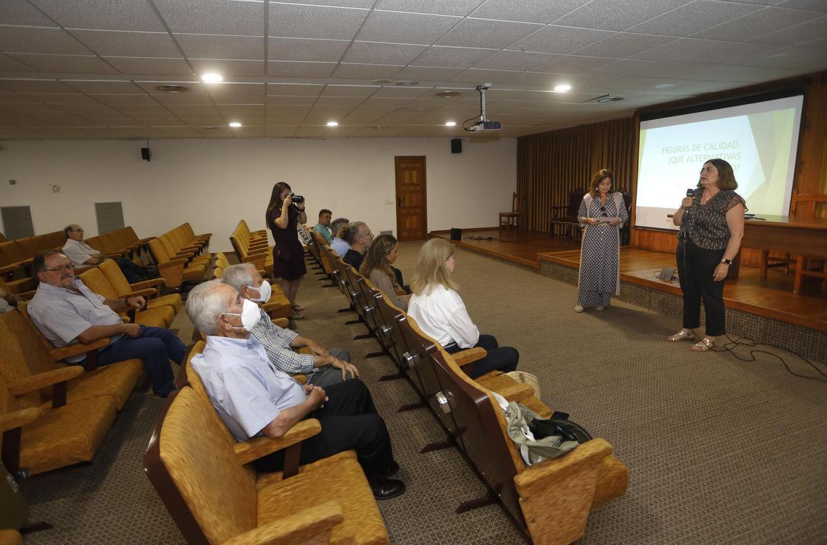 Quesada presentando una edición de las jornadas