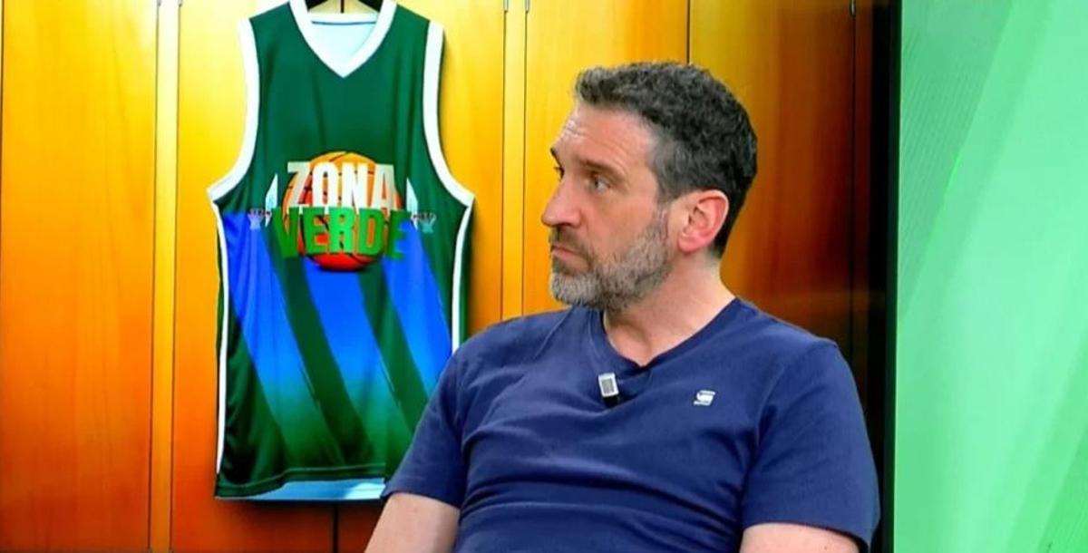 Ibon Navarro, durante su participación en Zona Verde.