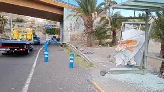 Aparatoso accidente en Las Palmas de Gran Canaria