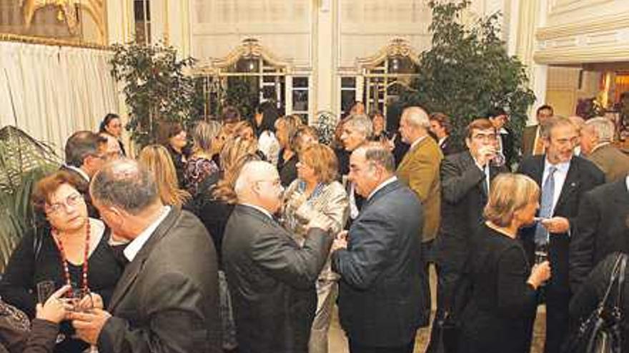 Los diputados de Balears, ayer en el restaurante en el que celebraron su cena de Navidad.