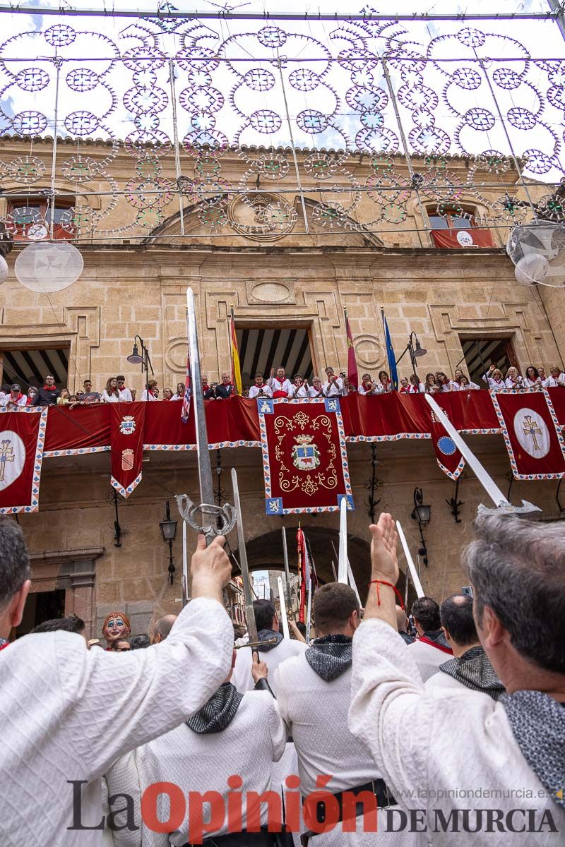 Moros y Cristianos en la mañana del día dos en Caravaca