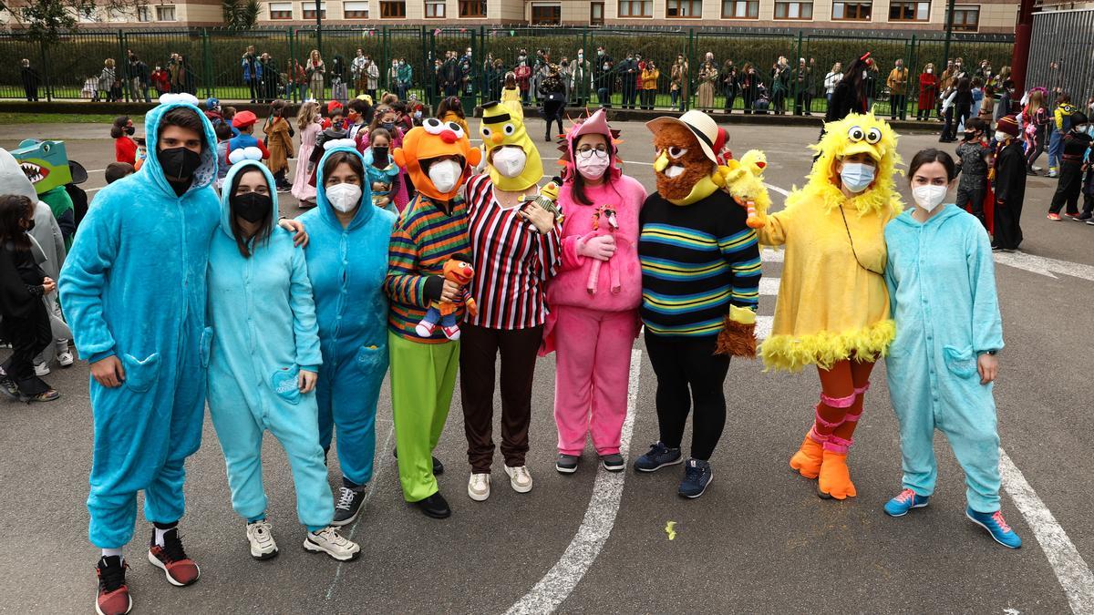 El colegio gijonés de Begoña recupera la celebración del Carnaval