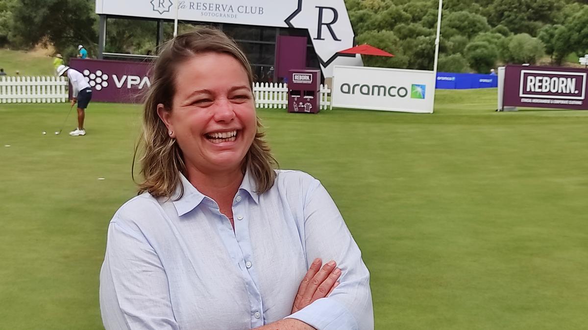 Alexandra Armas, CEO del Ladies European Tour está encantada con las series Aramco