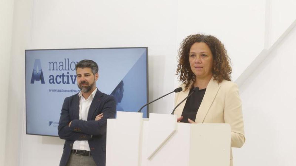 Javier de Juan y Catalina Cladera han presentado el balance de Mallorca Activa un año después de su creación.