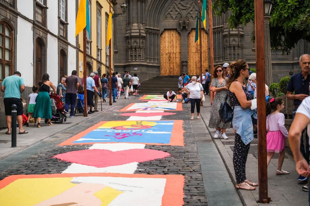 Alfombras de Corpus en Arucas