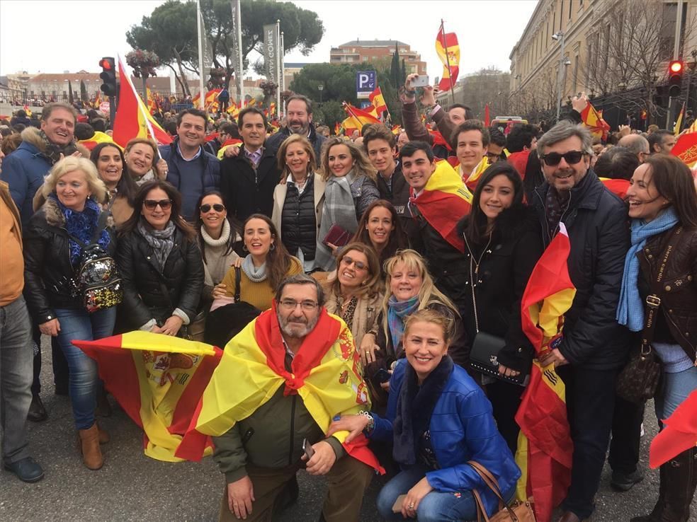 Manifestación en Madrid contra Pedro Sánchez