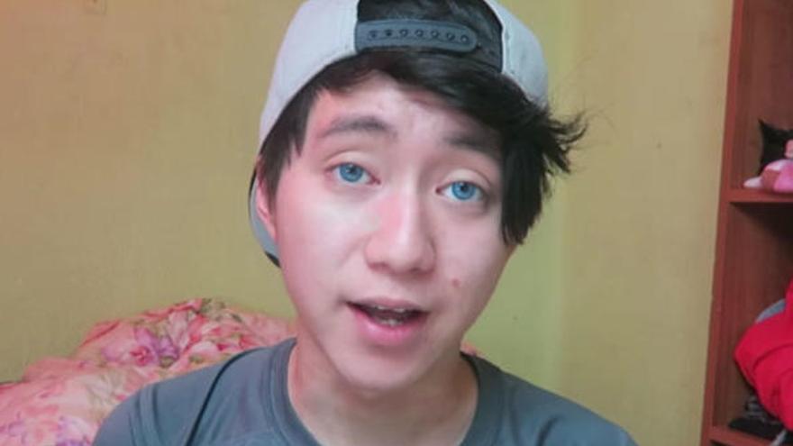 El joven &#039;youtuber&#039;.