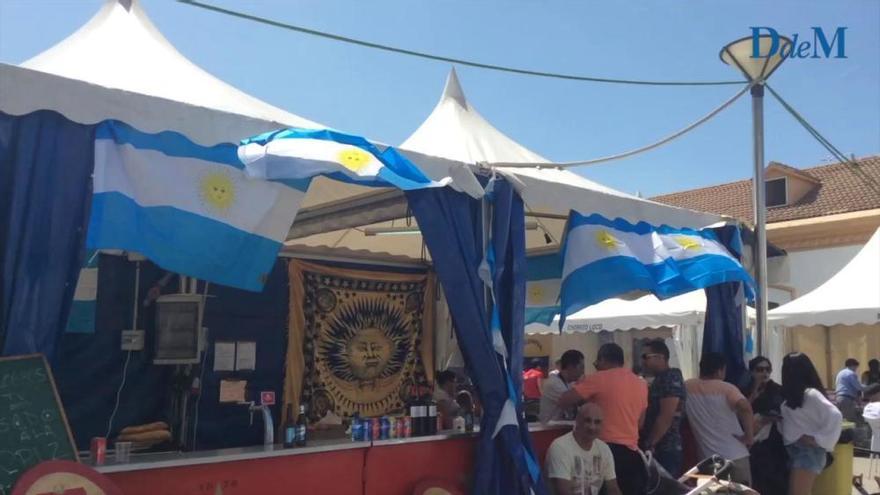 Feria de comercio latinoamericano en el Parc de ses Estacions