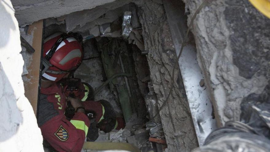 La UME sigue trabajando en el edificio de Álvaro Obregón en la búsqueda de Jorge