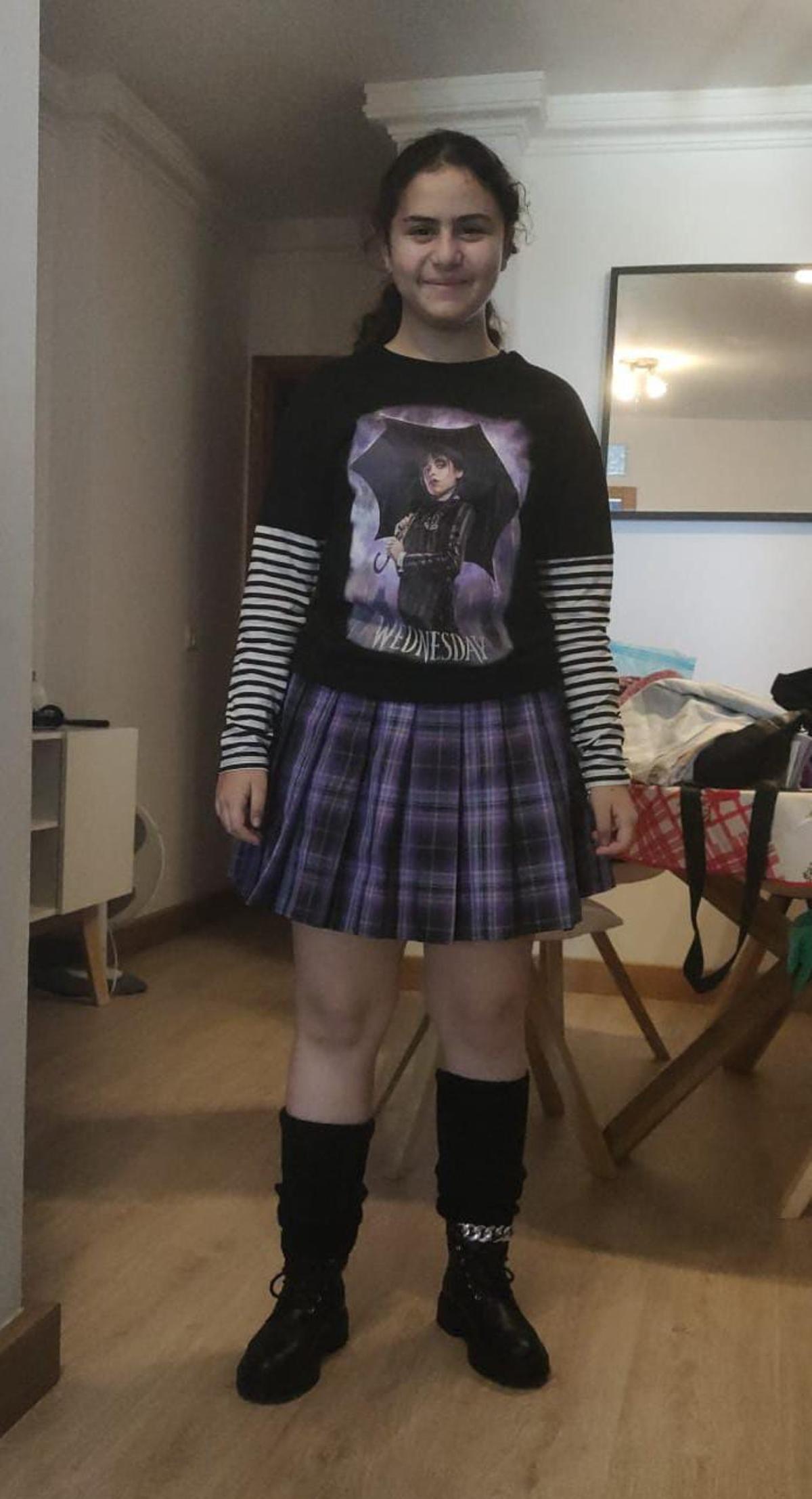 Lucía, víctima de acoso escolar.