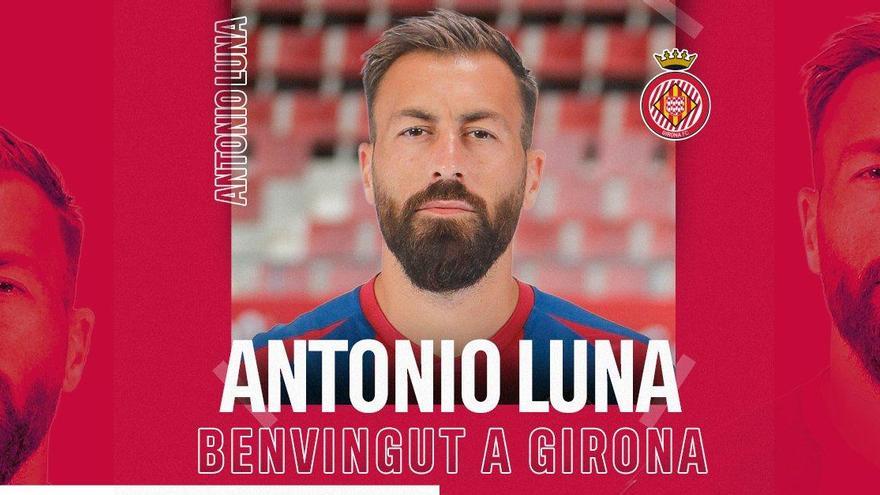 Antonio Luna, nou jugador del Girona.