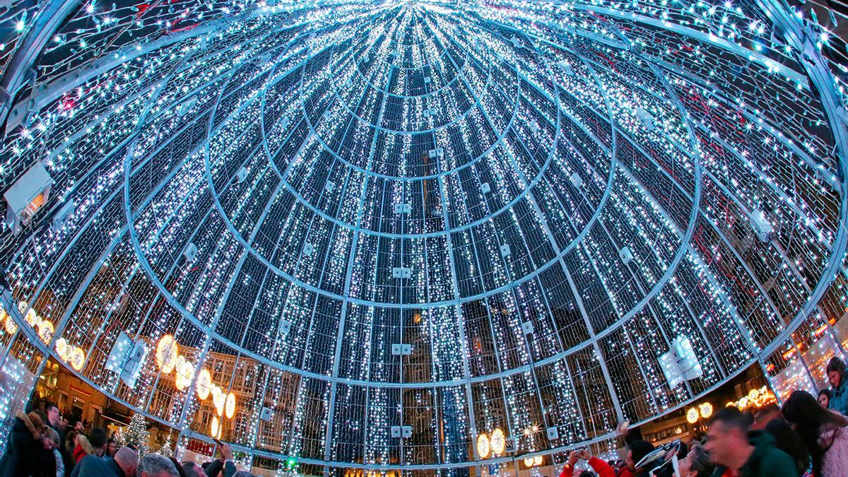 Encendido de las luces de la Navidad 2020 en Vigo