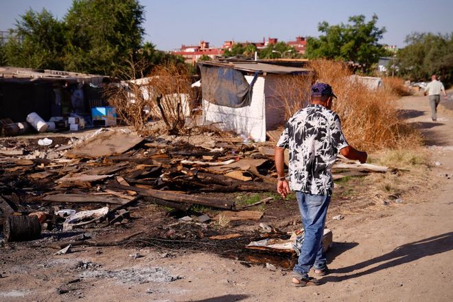 El Ayuntamiento inicia un protocolo de actuación en asentamientos chabolistas para prevenir incendios