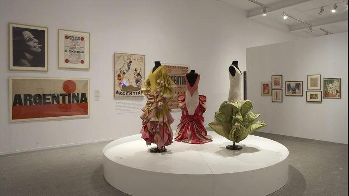 Vista de la exposición 'La noche española. Flamenco, vanguardia y cultura popular 1865-1936', que el Reina Sofía acogió en 2007.
