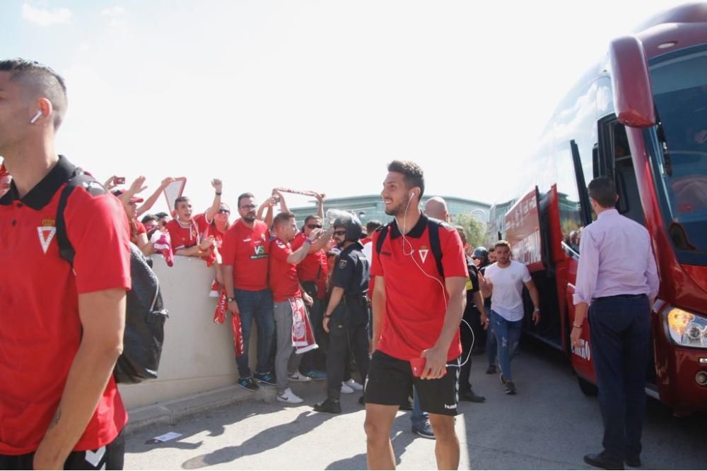 Ambiente en Nueva Condomina antes del partido