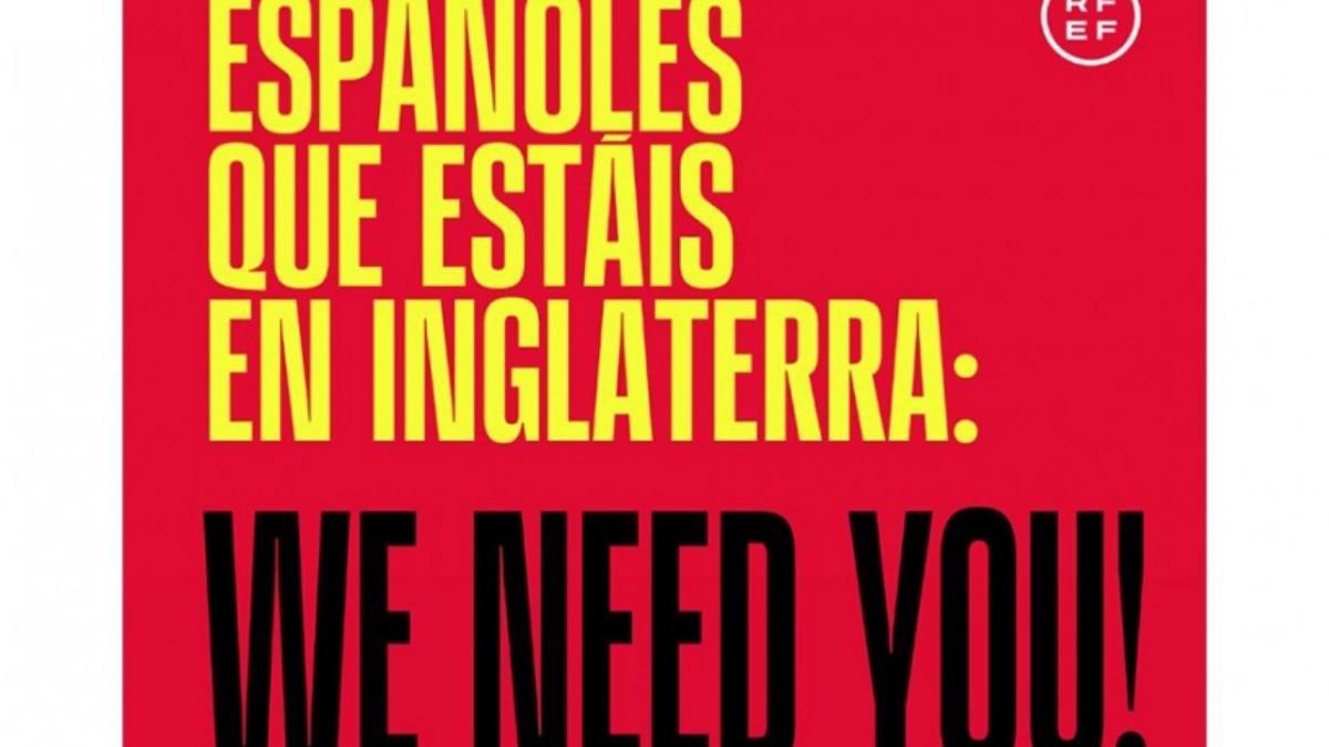 La Federación busca el apoyo de los españoles en Inglaterra