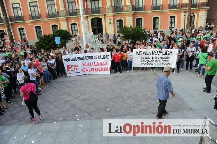 Manifestación contra la LOMCE en Murcia