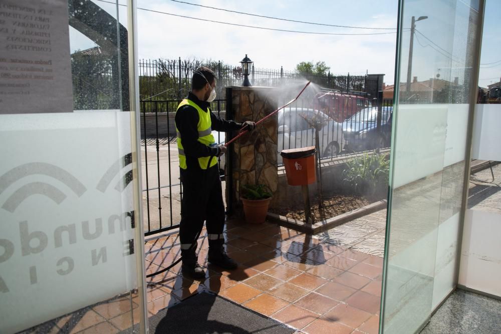 Así ha actuado la UME para la desinfección de las residencias de mayores en la provincia