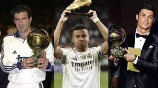 Mbappé quiere un Balón de Oro sin títulos como Figo y Cristiano en 2013