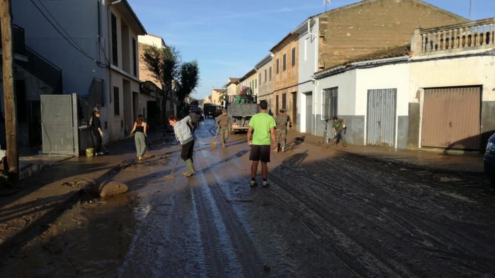 Sant Llorenç nach der Tragödie.