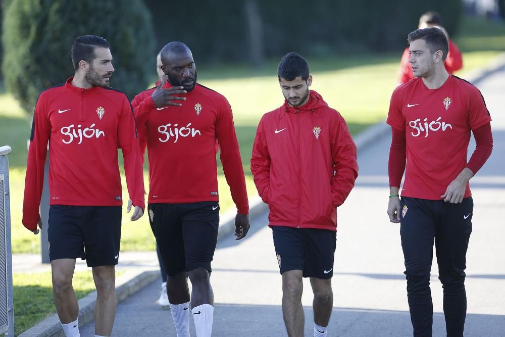 Entrenamiento del Sporting